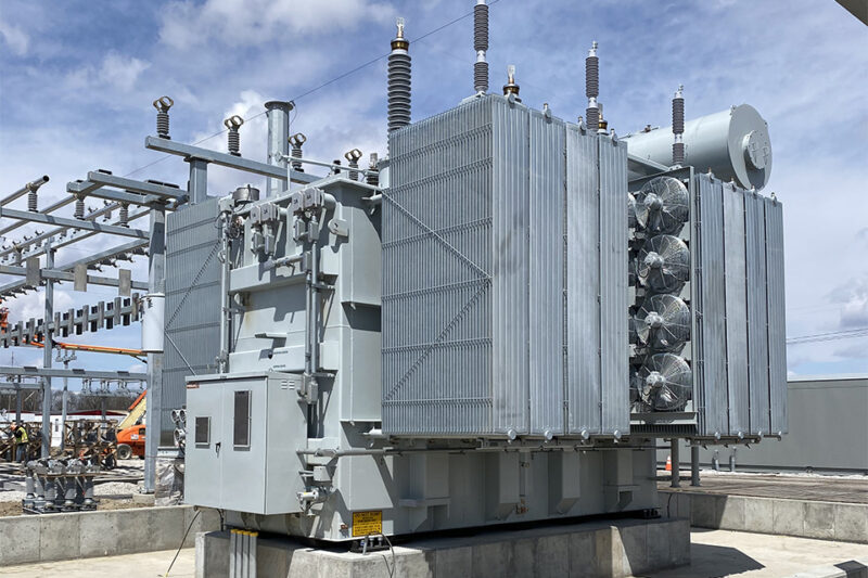 Prolec GE Monterrey Autotransformer in a substation