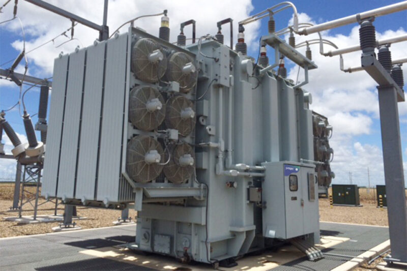 Prolec GE Monterrey Autotransformer in a substation